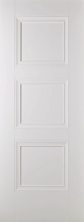 Amsterdam 3 Panel White Internal Door